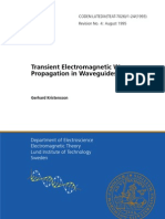 Transient Electromagnetic Wave Propagation in Waveguides