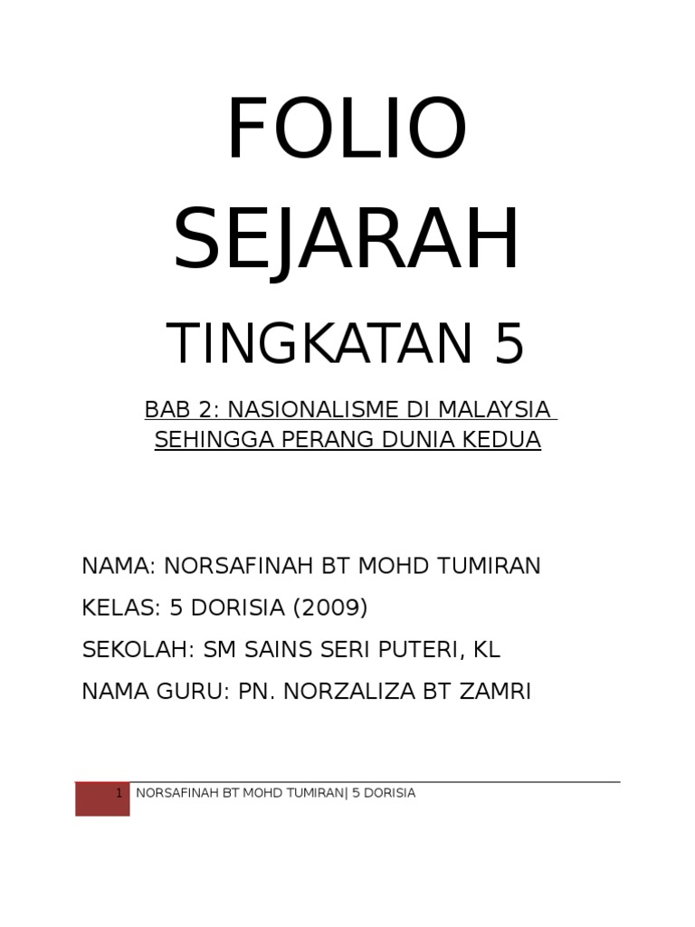 Nasionalisme Di Tanah Melayu : Sumbangan Kaum Cina Dalam Menentang