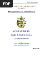 Government of The Solomon Islands: Health & Medical Services