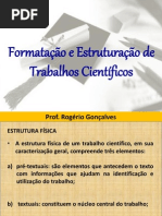 formatação de trabalhos científicos