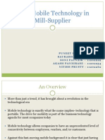 B2B: Mobile Technology in Mill-Supplier