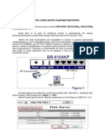 Configurare Router Pentru a Partaja Imprimante (XP)