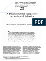 A Developmental Perspective On Antisocial Behavior (Patterson, DeBaryshe, Ramsey, 1990) .