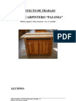 3 Proyecto Trabajo Planos Banco Carpintero Paloma Madera