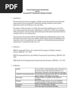 System Requirements Specification For The SynergySoft™ Distributed Meeting Scheduler