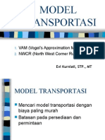 Model Transportasi