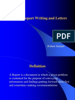 Business Reports and Letter Writing