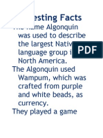 Algonquin Stuff