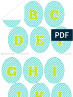 Easter Basket Letter Tags