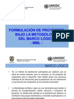 Formulación de Proyectos Bajo La Metodología Del Marco Lógico - MML PDF