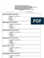 Planilla F-1 Saberes 2009-2010