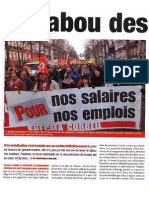 Nouvelle vie ouvrière - Le tabou des salaires - 27/2/2009