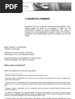 gramática feminina