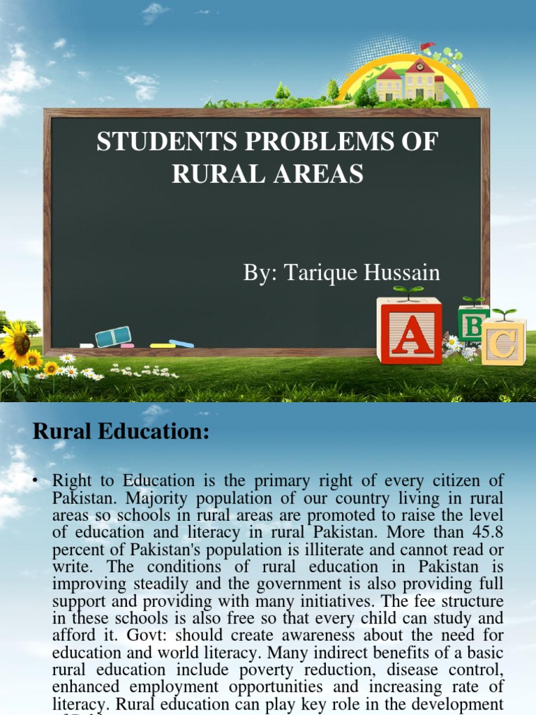 Awareness of education in rural areas picture