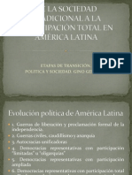 De La Sociedad Tradicional A La Participación Total