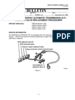 Re4F04A and Re4F04V Automatic Transmission (A/T) - Solenoid Valve Replacement Procedures