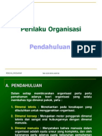 BAB 1 Perilaku Organisasi PENDAHULUAN