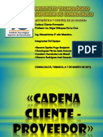 Exposicion Cadena Cliente-proveedor