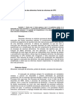 29 - A Execução Dos Alimentos Frente Às Reformas Do CPC