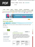 Dieta do tipo sanguíneo - Matéria completa - pagina1  BOA FORMA