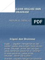 Kuliah Pendahuluan Irigasi Drainase