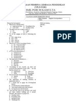 Soal UAS Correspondance Kelas 3 Semester Genap