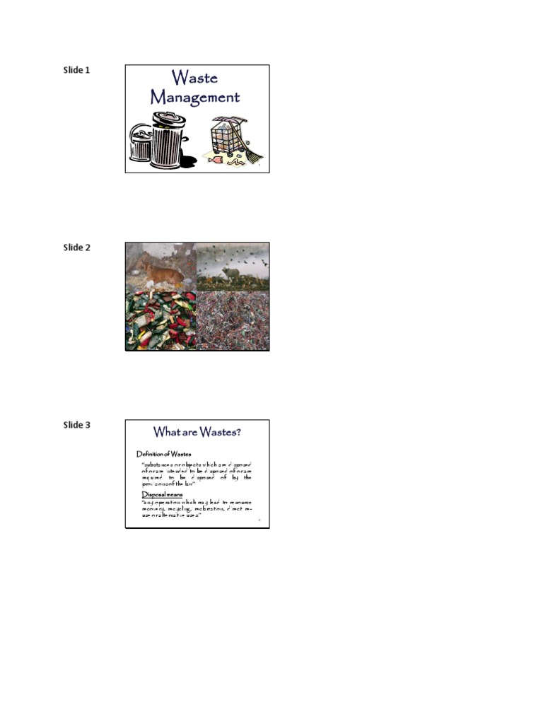 Waste Management PDF | Recycling | Waste