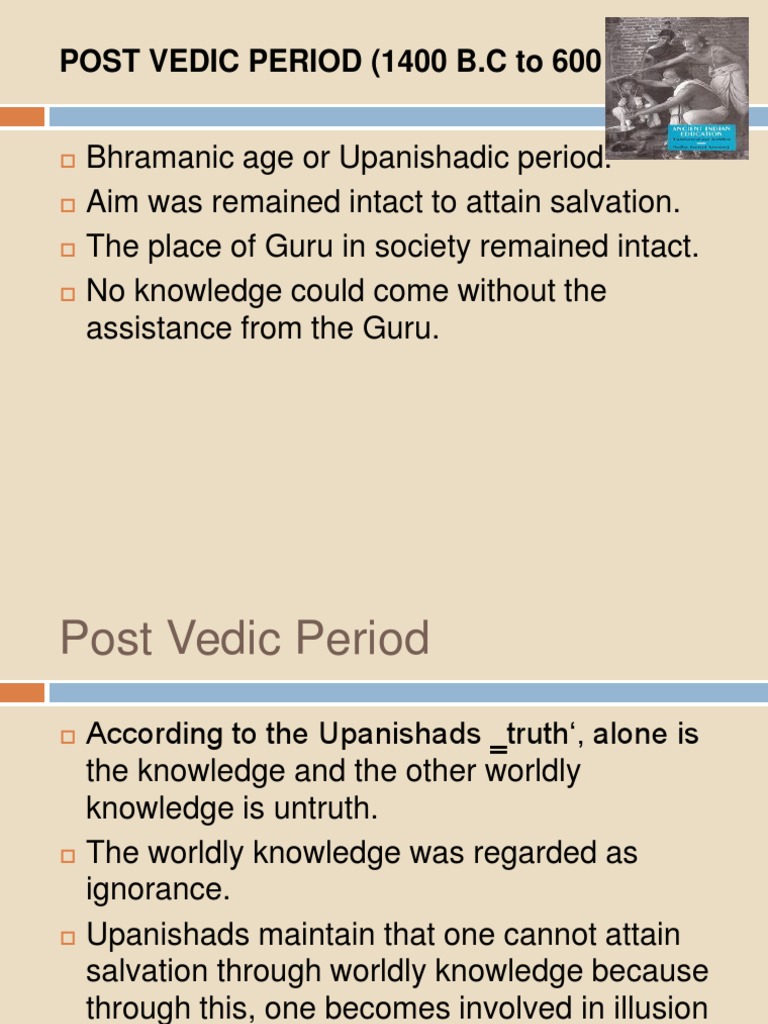 Post Vedic Period | PDF | Vedas | Guru