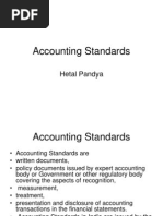 Accounting Standards: Hetal Pandya