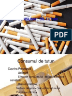 Consumul de Tutun