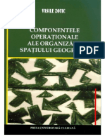 Componentele Operationale Ale Organizarii Spatiului Geografic