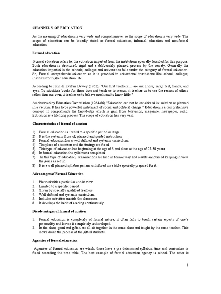 Agencies Of Education Curriculum Learning
