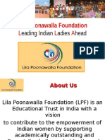 Lila Poonawalla Foundation - Post Graduate Program