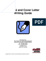 Resume and Cover Letter Guide 2010
