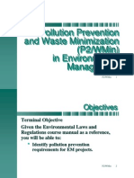 Pollution Prevention and Waste Minimization (P2/Wmin) in Environmental Management