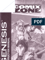 Comix Zone. SEGA Genesis. Manual de Instrucciones