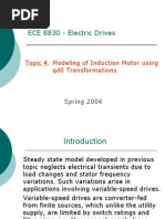 Modelling of IM Using Dq Transformation