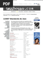 Lista de standards más tocados