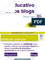 Uso Del Blog en Educacion