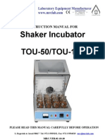 Manual Instruciones Shaker Modelo 50-120