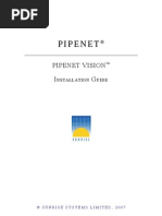 Pipenet Installation