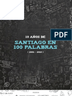 10 años de Santiago en 100 palabras