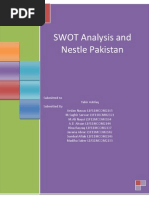Download SWOT Analysis and Nestle Pakistan by Arslan Nawaz SN133137914 doc pdf