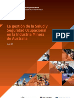 UWA 1833 Paper 3 Spanish Version The Management of Occupational Health Safety in The Aust Mining Industry