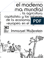 Wallerstein El Moderno Sistema Mundial