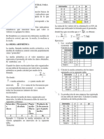 Medidas de Tendencia Central para Datos Agrupados1