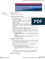 Coagulation - Flocculation Theory