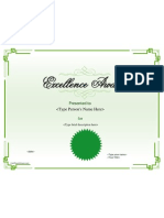 CertificateStreet ED 036