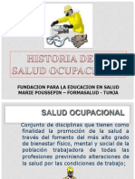 Historia de La Salud Ocupacional