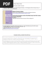 Huw Bennett (2007), "The Mau Mau Emergency as Part of the British Army's Post-War Counter- Insurgency Experience", Defense & Security Analysis, Vol. 23, No. 2, pp. 143–163. DOI